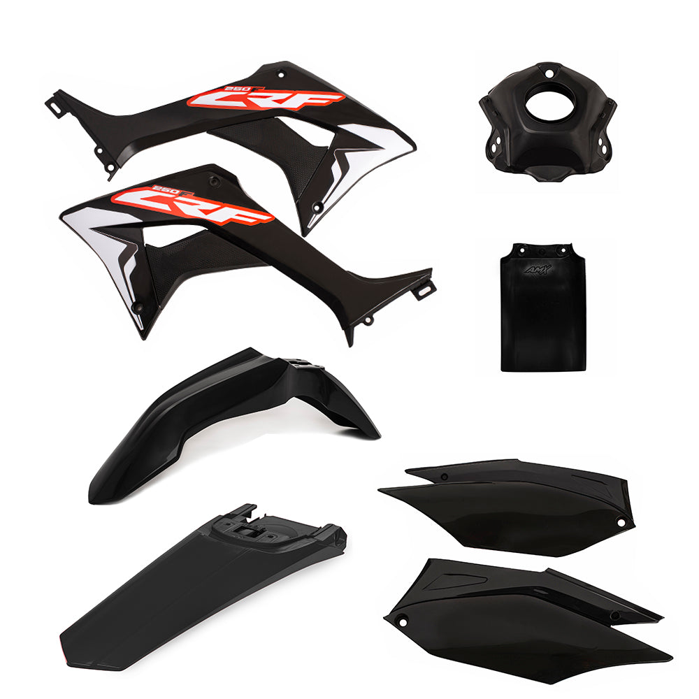 Honda Crf250f Complete Body Plastic Kit Hyperlite Moto 2066