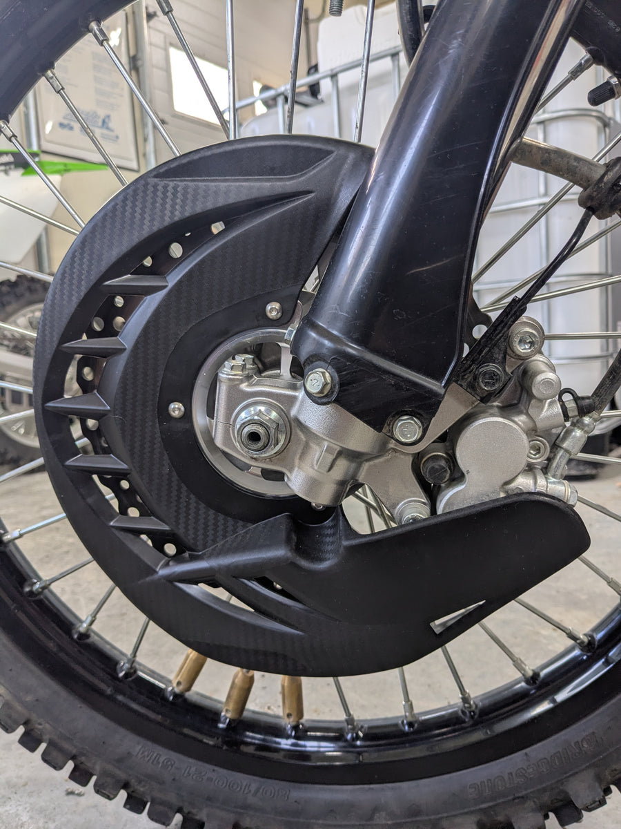 Kawasaki KLX300 Front Brake Disc Guard – HyperLite Moto