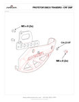 Honda CRF250F Rear Brake Disc Protector