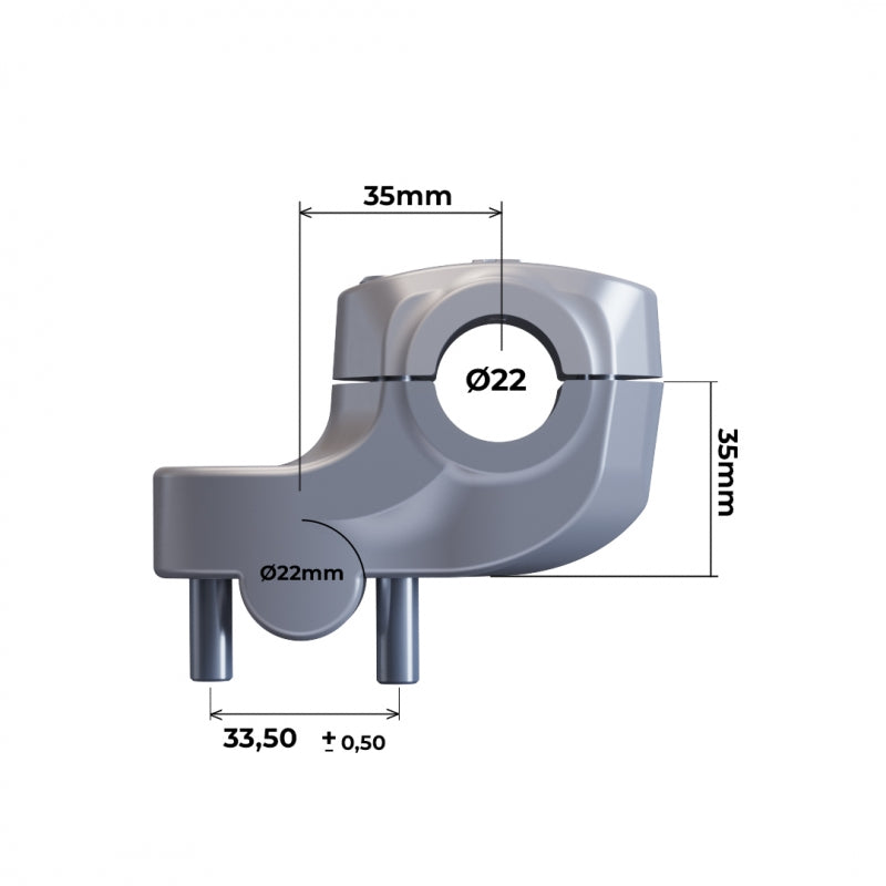 Handlebar Risers and Forward 7/8th diameter – HyperLite Moto